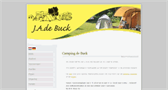 Desktop Screenshot of campingdebuck.nl